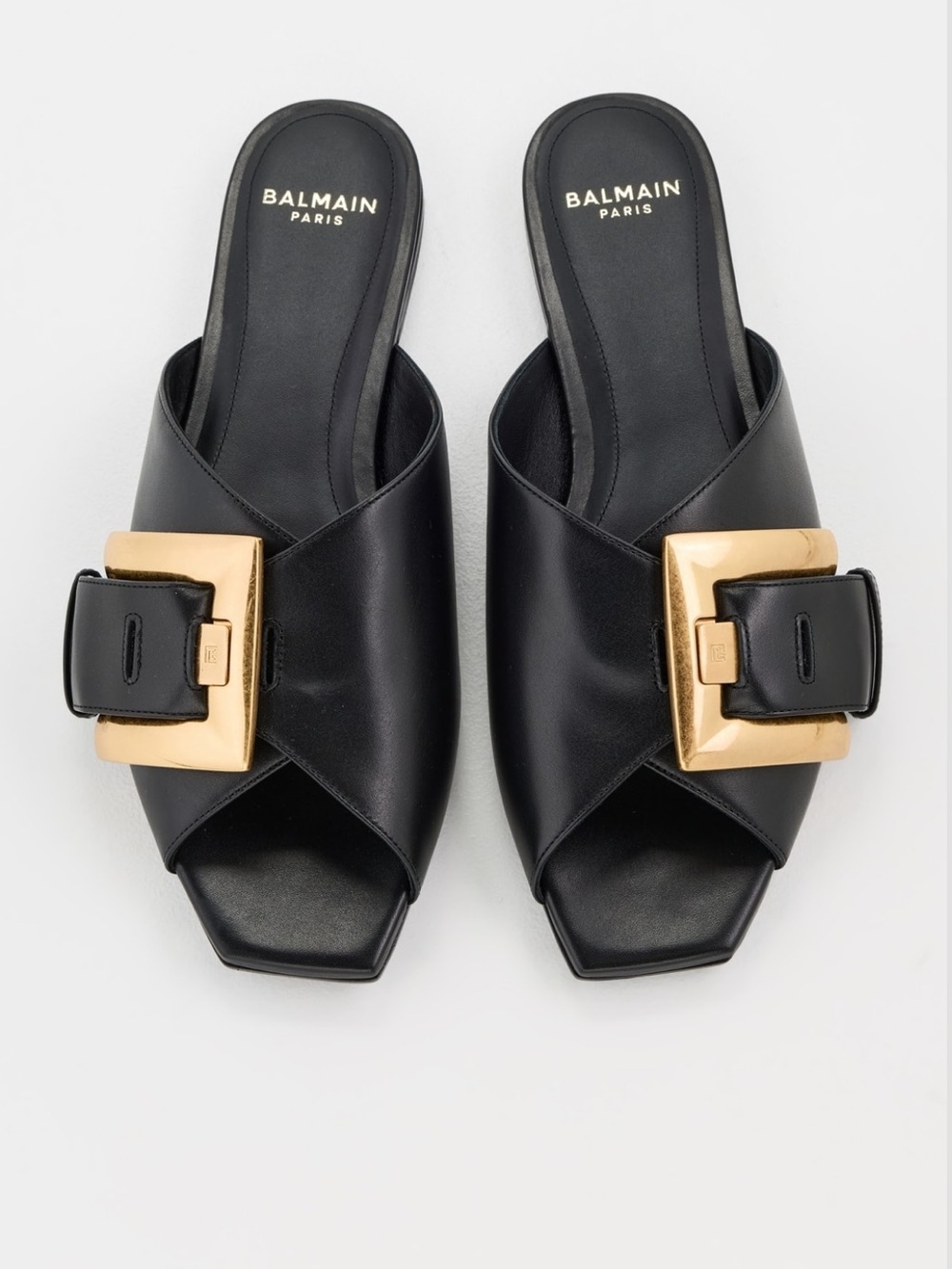 Balmain Anthem Flat Sandals